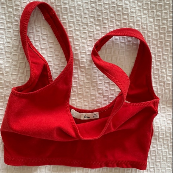 Wilfred Free Size XS Red Crop Top - Picture 2 of 3